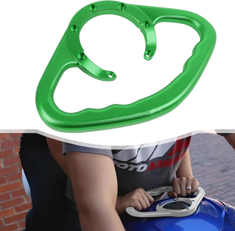 GZDLMoto Motorcycle Passenger Grab Bar for Kawasaki Ninja Models - Green - Image 1