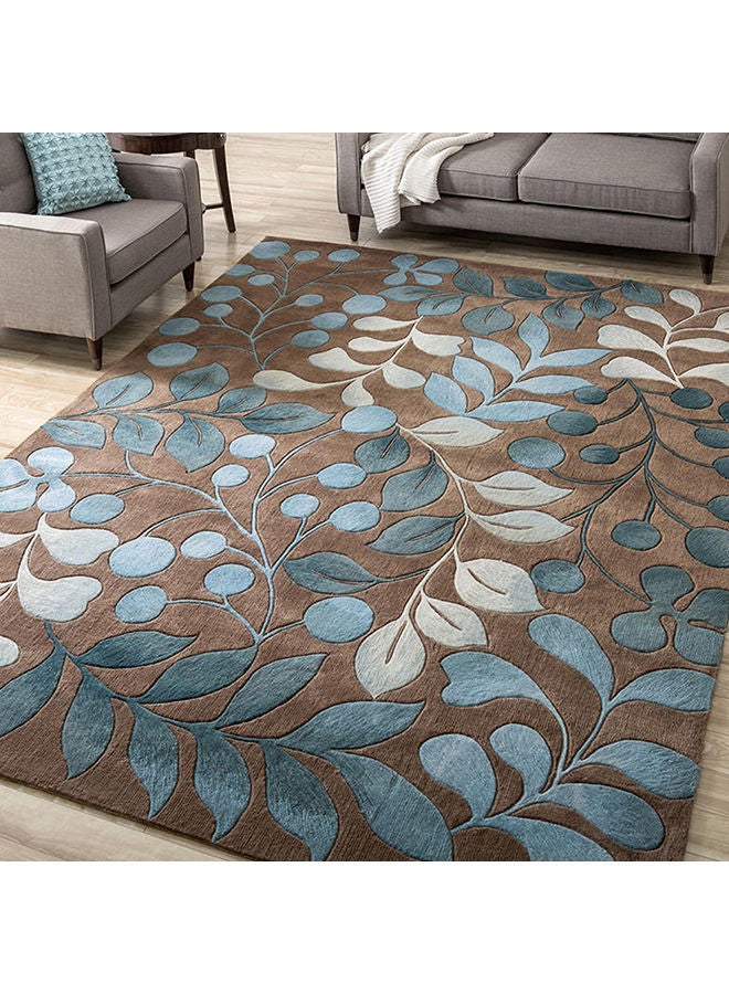 Y&D Luxurious Modern Floral Pattern Rectangular Anti-Slip Living Room Carpet Multicolour 140x200cm - Image 4
