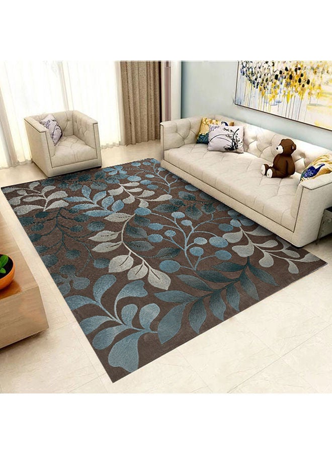 Y&D Luxurious Modern Floral Pattern Rectangular Anti-Slip Living Room Carpet Multicolour 140x200cm - Image 2