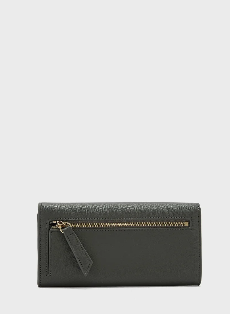 TOMMY HILFIGER Timeless Flap Over Large Clutch