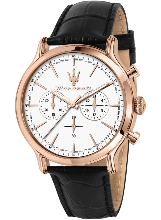 Maserati Men's Black Dial Analog Quartz Watch 42 mm -  R8871618016 