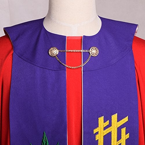 BLESSUME Church Stole priest Chasuble Vestments Reversible Embroidery Stole - Image 5