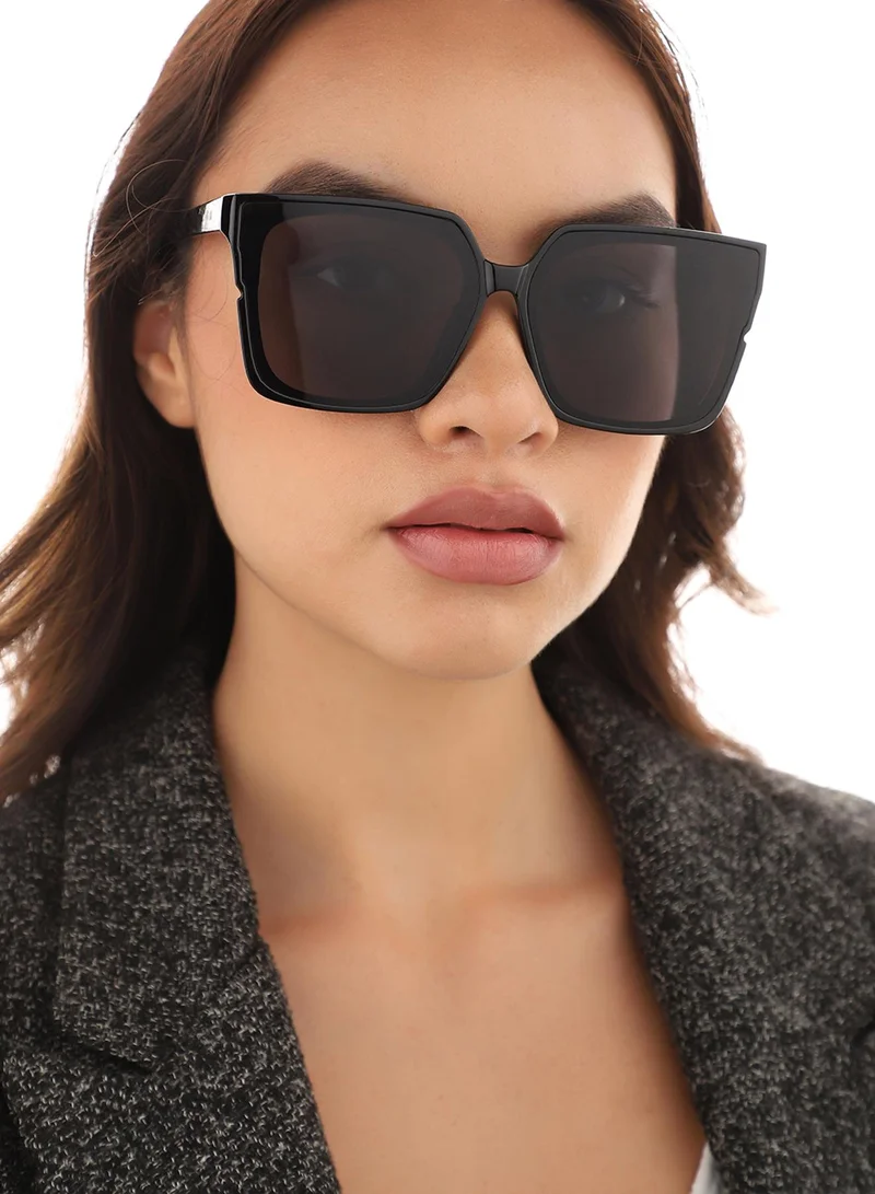 صوص هاوت Black Rectangular Sunglass