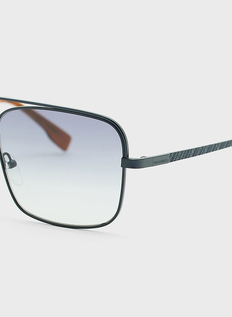 Karl Lagerfeld Rectangular Sunglasses