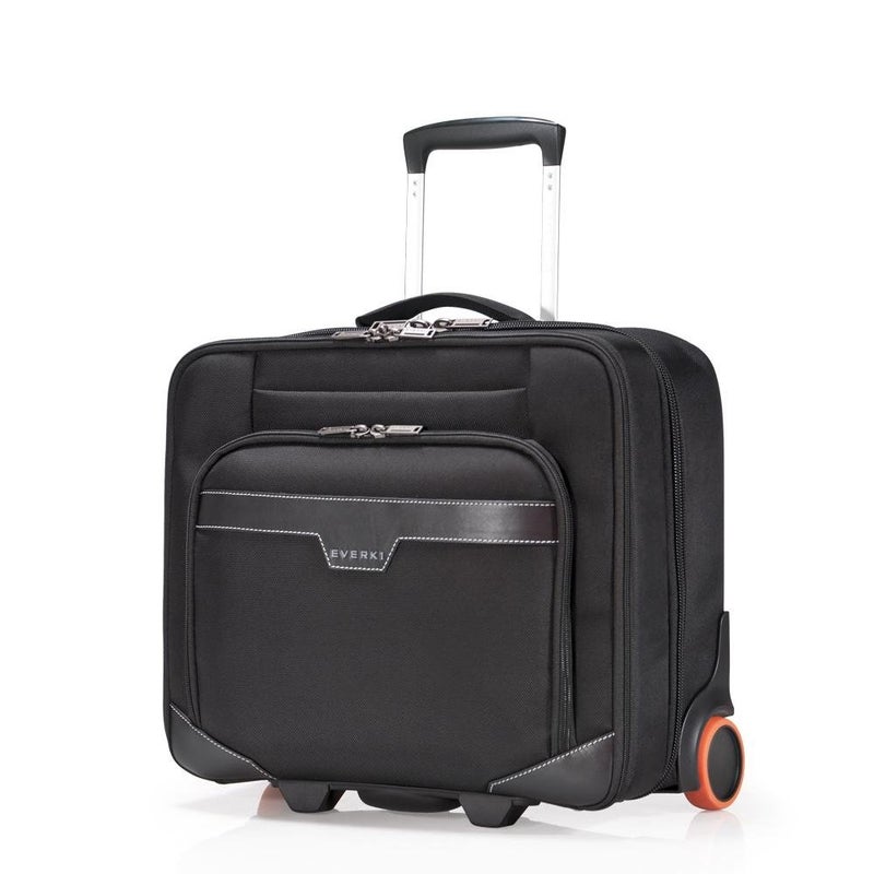 Everki EVERKI Journey Business Professional 16-Inch Laptop Trolley Rolling Briefcase, Rolling Laptop Bag for Work, Briefcase Computer Bag with Wheels, Rolling Office Bag Lightweight Travel Bag (EKB440) Black  - Image 1