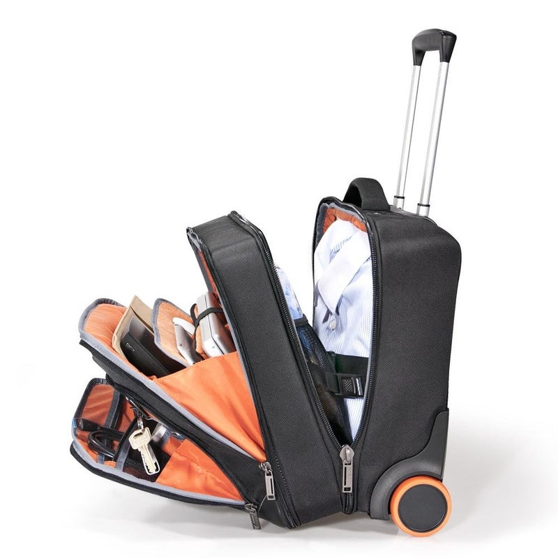 Everki EVERKI Journey Business Professional 16-Inch Laptop Trolley Rolling Briefcase, Rolling Laptop Bag for Work, Briefcase Computer Bag with Wheels, Rolling Office Bag Lightweight Travel Bag (EKB440) Black  - Image 2