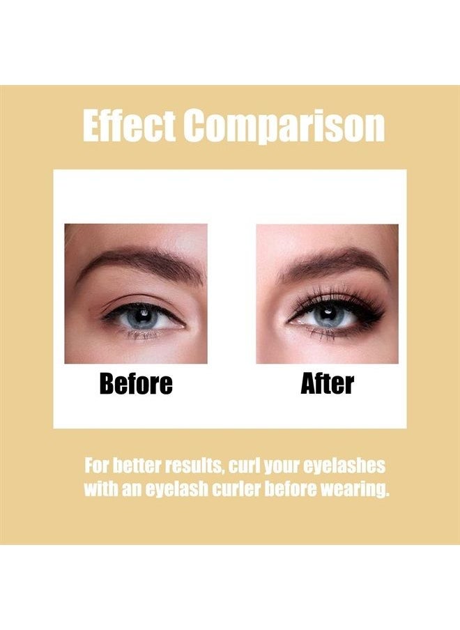 DIY Lash Extension 36 Clusters Lashes D Curl Cluster Individual Lashes Natural Look Fluffy Wispy False Eyelashes / 8-12MM