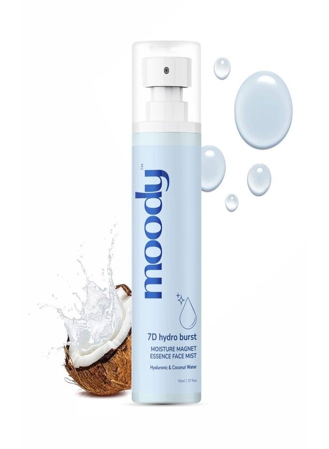 Moody 7D Hydro Burst Oil-Free Water Gel Face Moisturizer with Hyaluronic Acid & Moody 7D Hydro Burst Hydrating Face Mist & Essence Toner with Hyaluronic Acid Vitamin B5 & Rice Water Combo - Image 4