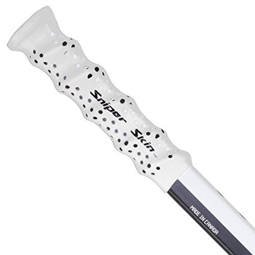 SNIPER SKIN Hockey Grip, Fits Adult and Kids Sticks, Easy Install, Durable, Better Than Hockey Tape, Ideal Team Swag, Clean Non-tack - White - Image 1
