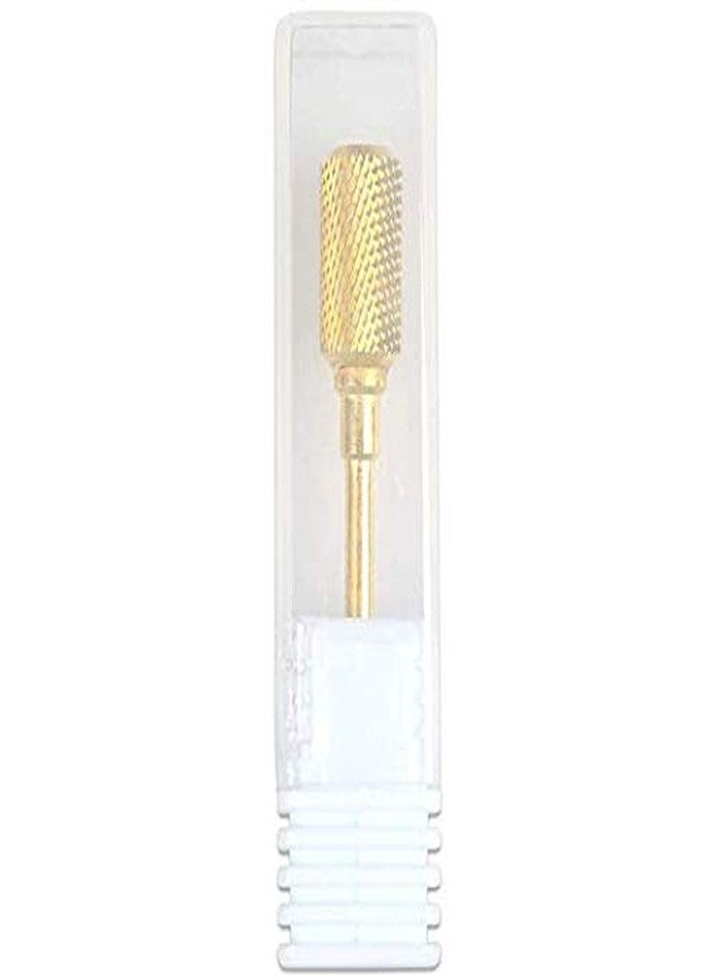 Pana Beauticom® Professional Pana Brand Large Dome Top Barrel Nail Carbide Bit 3/32" Shank Size for Manicure, Dremel, Buffing Nails (M - MEDIUM, GOLD) - Image 5