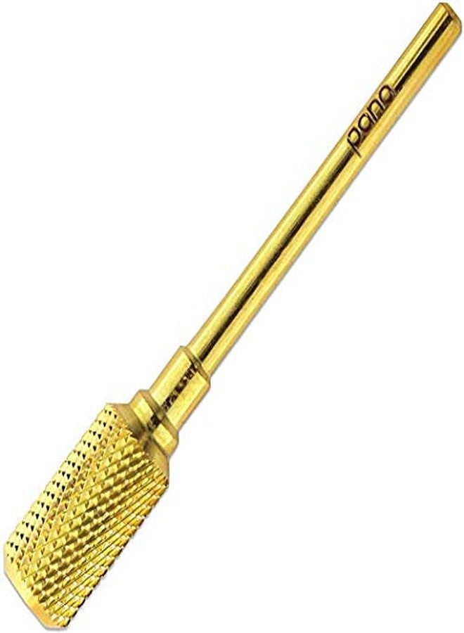 Pana Beauticom® Professional Pana Brand Large Dome Top Barrel Nail Carbide Bit 3/32" Shank Size for Manicure, Dremel, Buffing Nails (M - MEDIUM, GOLD) - Image 3