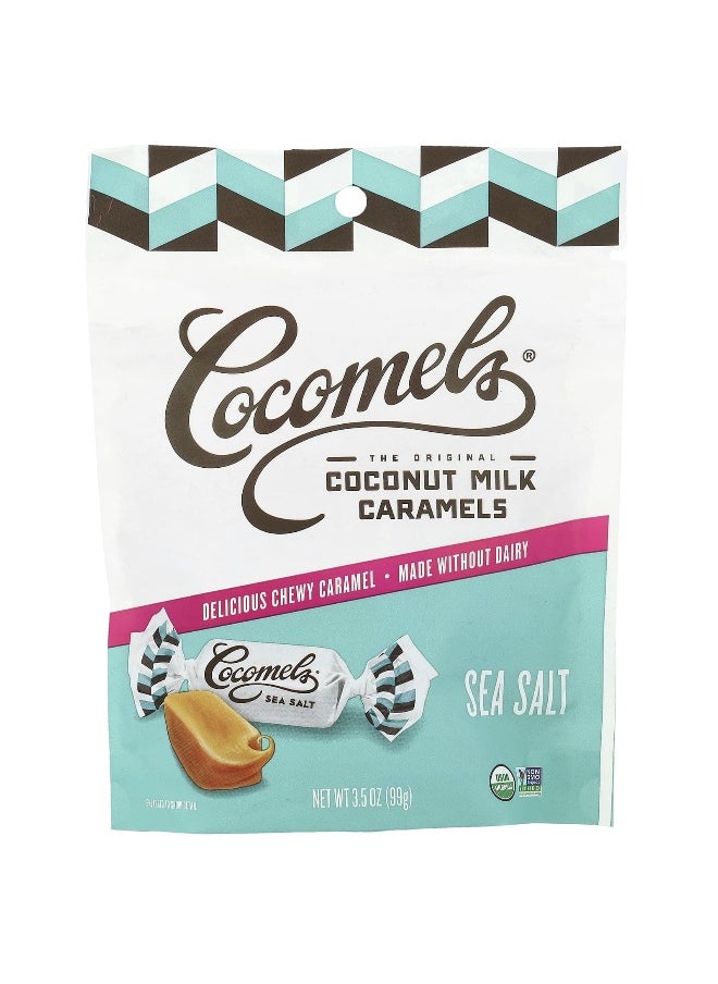 Cocomels Cocomels, The Original, Coconut Milk Caramels, Sea Salt, 3.5 oz (99 g)  - Image 1