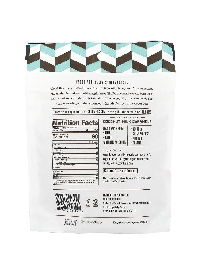 Cocomels Cocomels, The Original, Coconut Milk Caramels, Sea Salt, 3.5 oz (99 g)  - Image 2