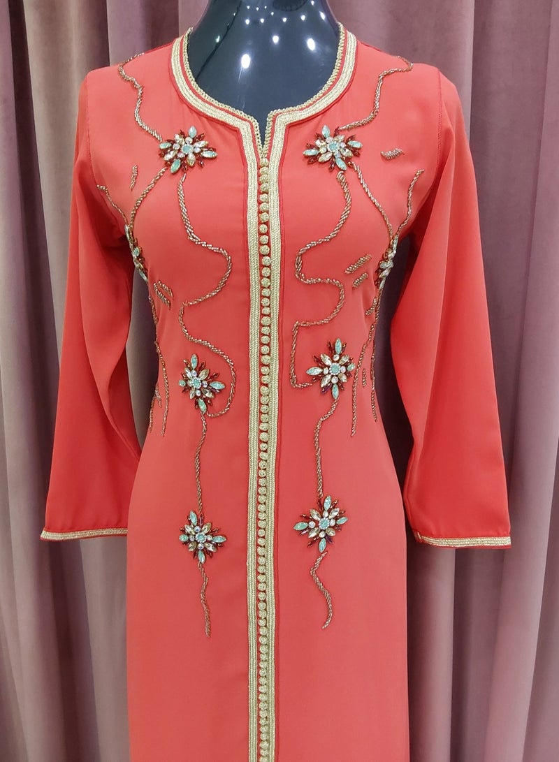 ALREESH ALBANAFSAJI RANDA MORROCAN COLOR - ORANGE