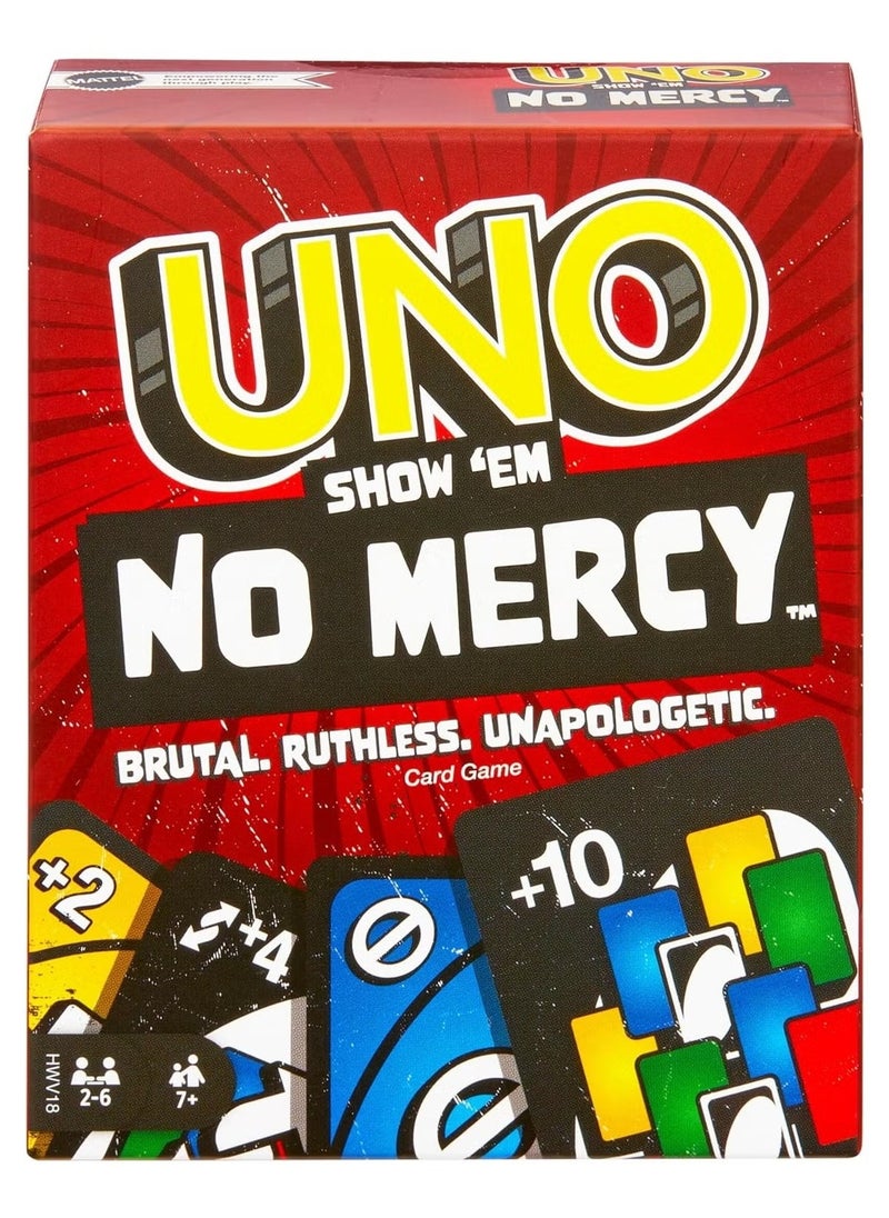 UNO Show ‘em No Mercy Card Game for Kids, Adults & Family Night, Parties and Travel