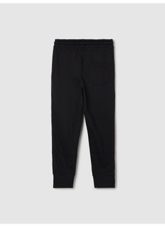 Max max Boys Solid Cotton Joggers (S24DKP04BLACK)_3-4Y  - Image 2