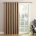 Sun Zero Barrow Extra-Wide Energy Efficient Sliding Patio Door Curtain Panel with Pull Wand, 100" x 84", Taupe - Image 2