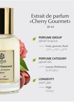 PREPARFUMER From France Cherry Gourmet 30ml - Floral Fruity Gourmand Scent - Luxury Fragrance with Cherry & Almond - Long Lasting With Jasmine Notes  - Image 5