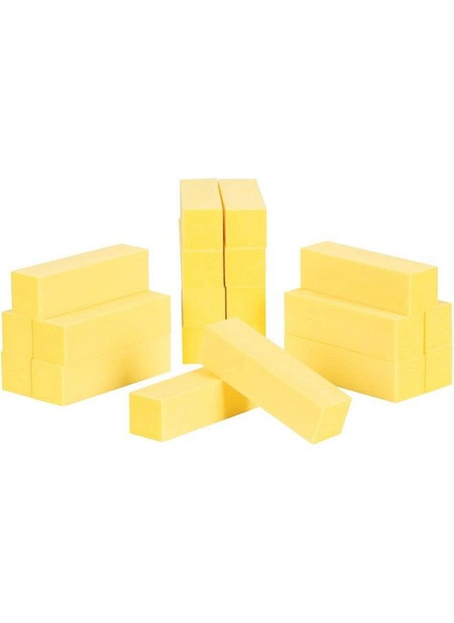 ForPro Professional Collection Forpro Ultra Gold Buffing Block 240 Grit Foursided Manicure & Pedicure Nail Buffer 3.75” L X 1” W X 1” H 20Count  - Image 3