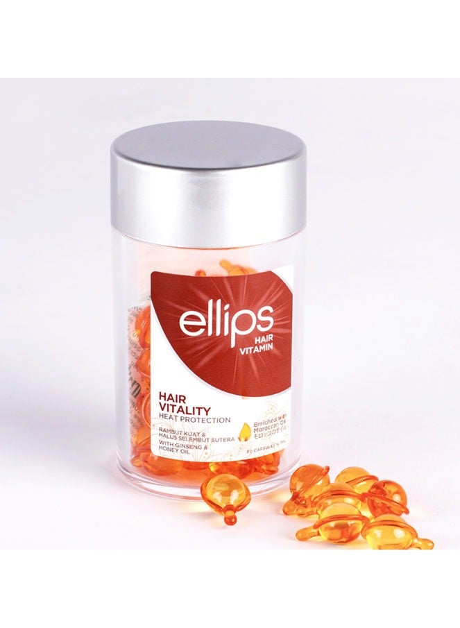 أليبس فيتامين الشعر إليبس مع زيت الجينسنغ والعسل 50 كبسولة - Image 2