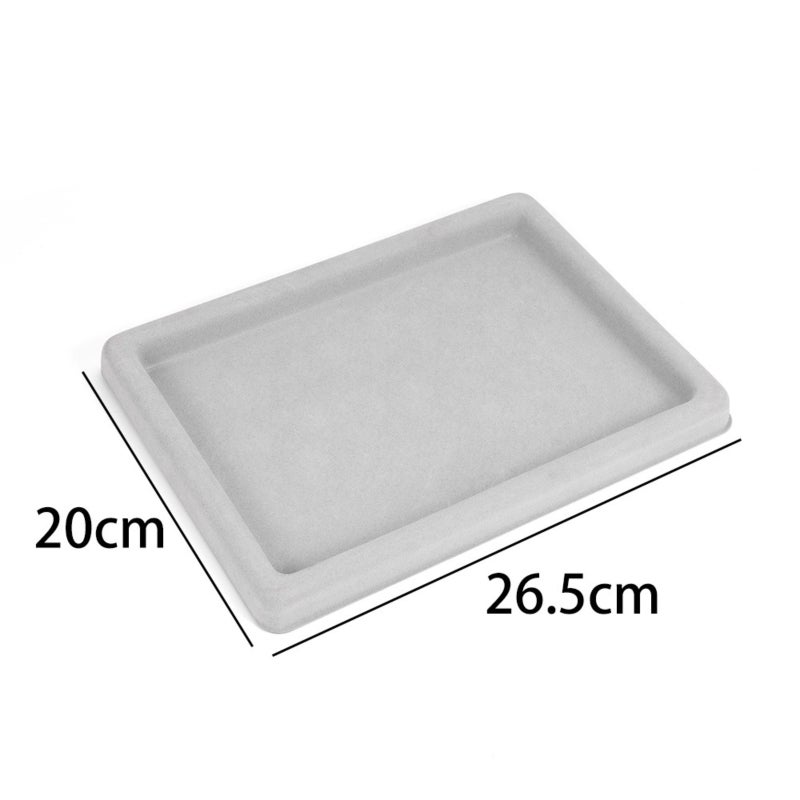 4 Pieces Bead Design Boards Mats Bracelet Design Board Flocked Bead Board Necklace Beading Jewelry Organizer Tray DIY Jewelry Making Tray Bead Tray for Jewelry Making - Image 3