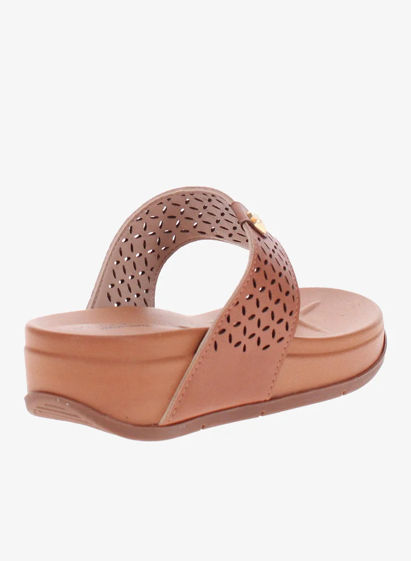 Modare Camel Modare Women’s Flat Summer Footwear – Lightweight Slip-On Comfort with Stylish Casual Design for Women | Best Price UAE