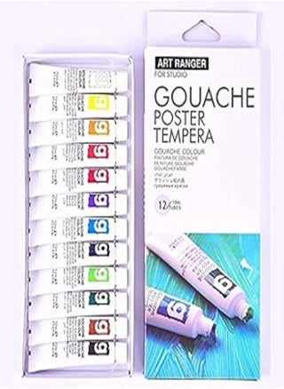Art Rangers EG1212C-3 Gouache Water Paint Pack Of 12 - Multi Color - pzsku/ZC4E2D255EAF93D0B4F89Z/45/_/1720390141/03abdaf1-454b-46bd-b925-06f3235e9a1d