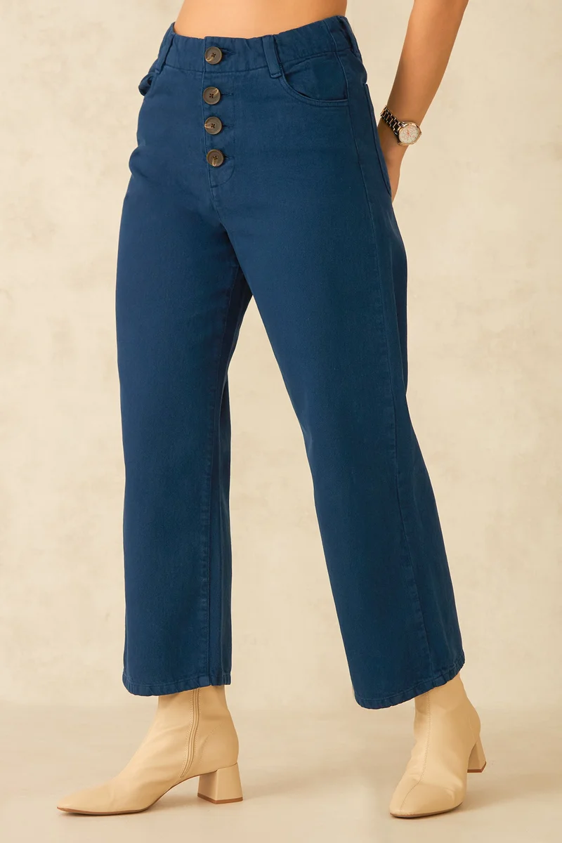 Virgio Virgio Rio Dark Blue High Waist Jeans
