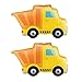 Yeodong Large Car Foil Balloons Transportation Birthday Party Decoration for Boys Dumper Truck Balloon Digger Balloons Children Gifts Birthday Party Decoration Construction Truck 2 Pieces - Image 2
