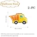Yeodong Large Car Foil Balloons Transportation Birthday Party Decoration for Boys Dumper Truck Balloon Digger Balloons Children Gifts Birthday Party Decoration Construction Truck 2 Pieces - Image 4