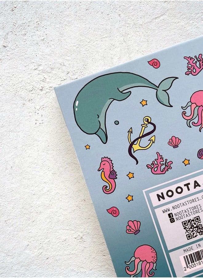 Noota NOOTA MERMAIDS A5 HARDCOVER NOTEBOOK 100 BLANK PAPERS  - Image 3