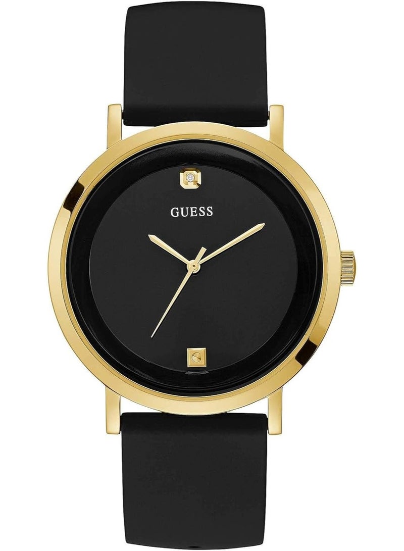 GUESS Mens Quartz Watch, Analog Display and Silicone Strap W1264G1 - Image 1