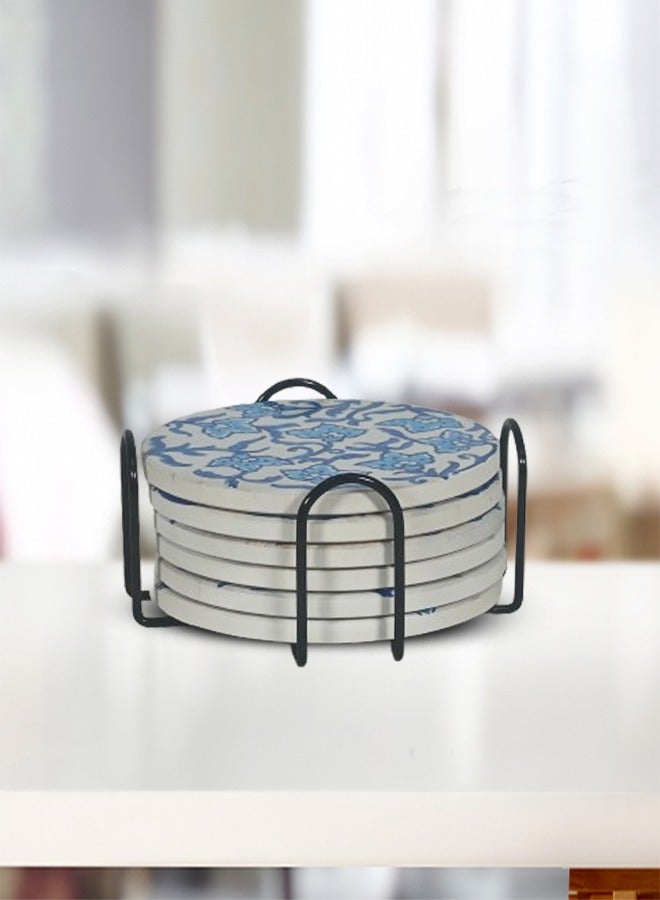 داش وتوين مجموعة من 6 قواعد أكواب مزخرفة - Image 1