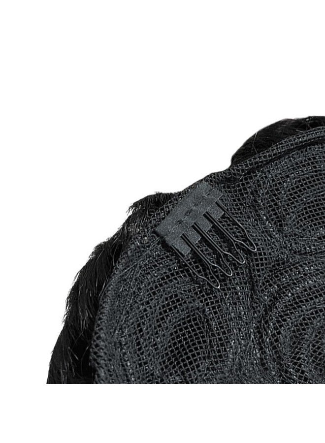 VIVIAN Synthetic Bun Dory Panja, Natural Black - Image 3
