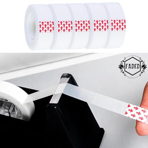 Faded Invisible Tape – Clear Matte Finish Adhesive Tape for Office, School & Home Use | Easy Tear, Photo Safe, Transparent Tape Rolls for Refillable Dispensers & Everyday (Pak of 5) - Image 5
