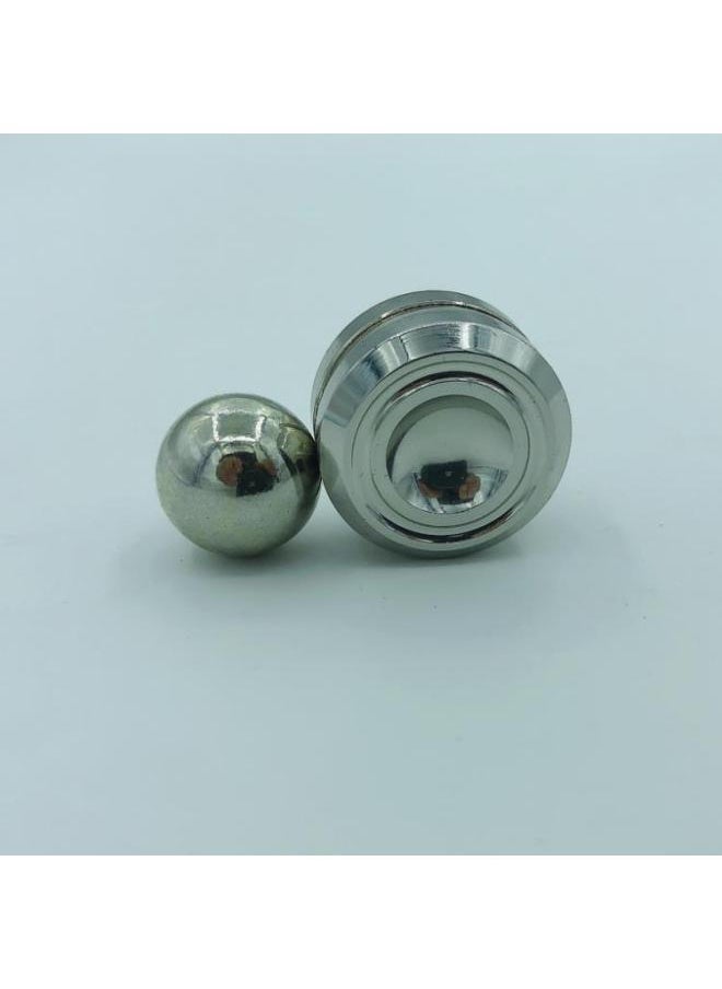 Satellite Magnet Gyro Decompression Toy Orbiter Fidget Toy Fingertip Yo-yo Decompression Leisure-Color:Full Rose (Body Plus Ball)-Specifications:Ball Diameter 16mm * Body Diameter 24mm