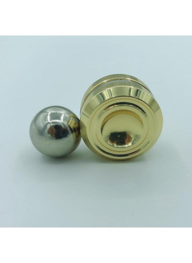 Satellite Magnet Gyro Decompression Toy Orbiter Fidget Toy Fingertip Yo-yo Decompression Leisure-Color:Full Rose (Body Plus Ball)-Specifications:Ball Diameter 16mm * Body Diameter 24mm