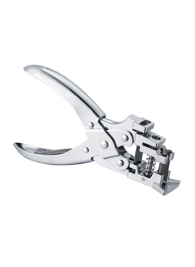 Generic 3 in 1 Badge Slot Hole Punch for ID Card, Handheld Card Puncher Suitable for PVC Material, Business Cards and Cardstock(3×13mm Slot Hole, 5mm Round Hole and R5 Corner Rounder in one)  - Image 1