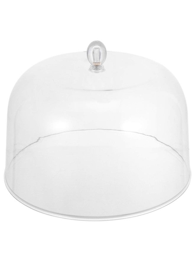KICHOUSE Transparent Acrylic Food Cake Cover 9 Inch Dome Dish Cover for Cakes Pies and Desserts Ideal for Home Parties and Picnics - Image 1