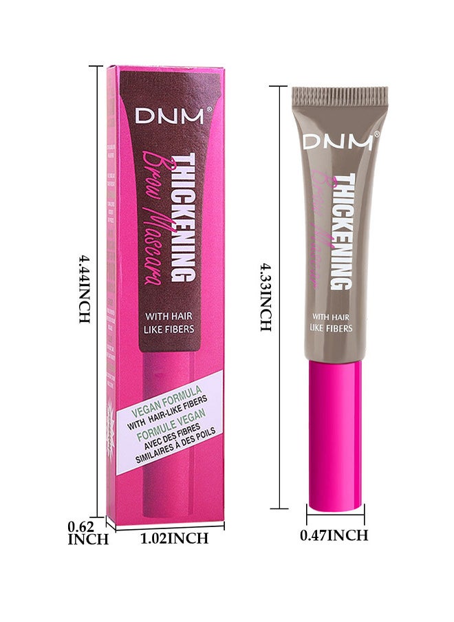 DNM - Tinted Thickening Brow Mascara - Brow Fast Sculpt - Waterproof Transfer-Proof - Brush To Fill In Eyebrows And Cover Gray Hairs - Cruelty Free (Cool Blonde) - Image 1