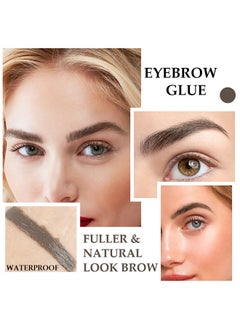 DNM Tinted Thickening Brow Mascara - Brow Fast Sculpt - Waterproof Transfer-Proof - Brush To Fill In Eyebrows And Cover Gray Hairs - Cruelty Free (Cool Blonde)  - Image 5