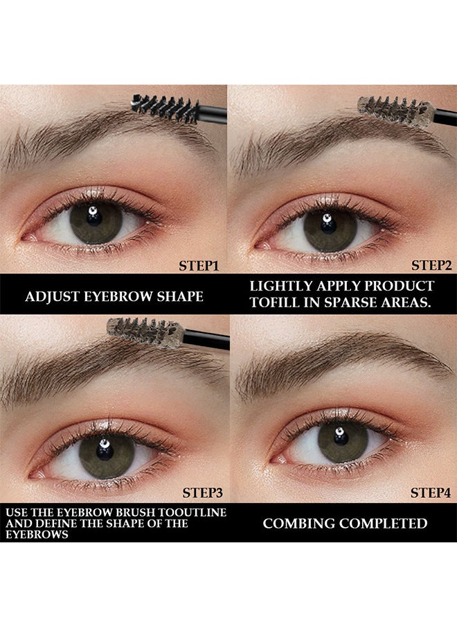 DNM - Tinted Thickening Brow Mascara - Brow Fast Sculpt - Waterproof Transfer-Proof - Brush To Fill In Eyebrows And Cover Gray Hairs - Cruelty Free (Cool Blonde) - Image 1