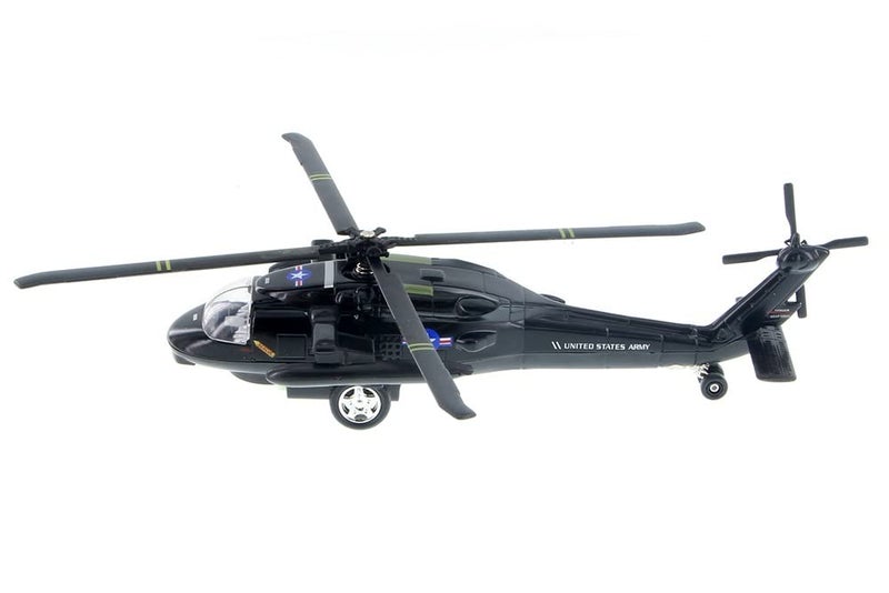 Playmaker Toys U.S. Army Sikorsky UH-60 Black Hawk Helicopter 10" Die Cast Metal Model Toy (1 at Random, Color May Very) - Image 2