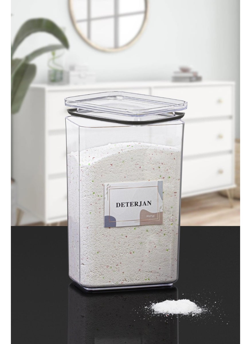 ‎okyanus Home - Ocean Home Detergent Vacuum Rectangular 3.1 Lt Storage Container - Image 1