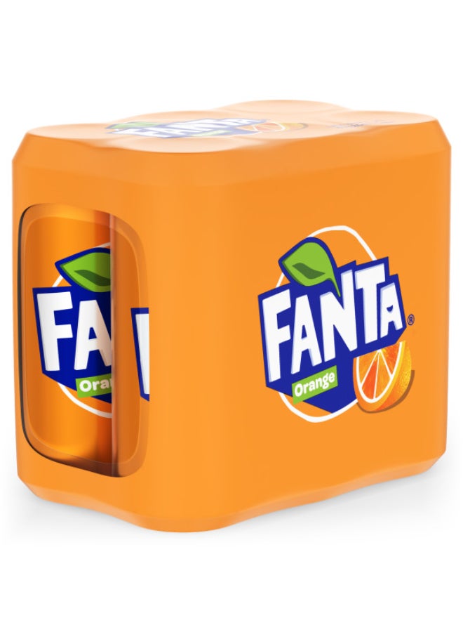 Fanta Orange Carbonated Soft Drink Cans - Image 1
