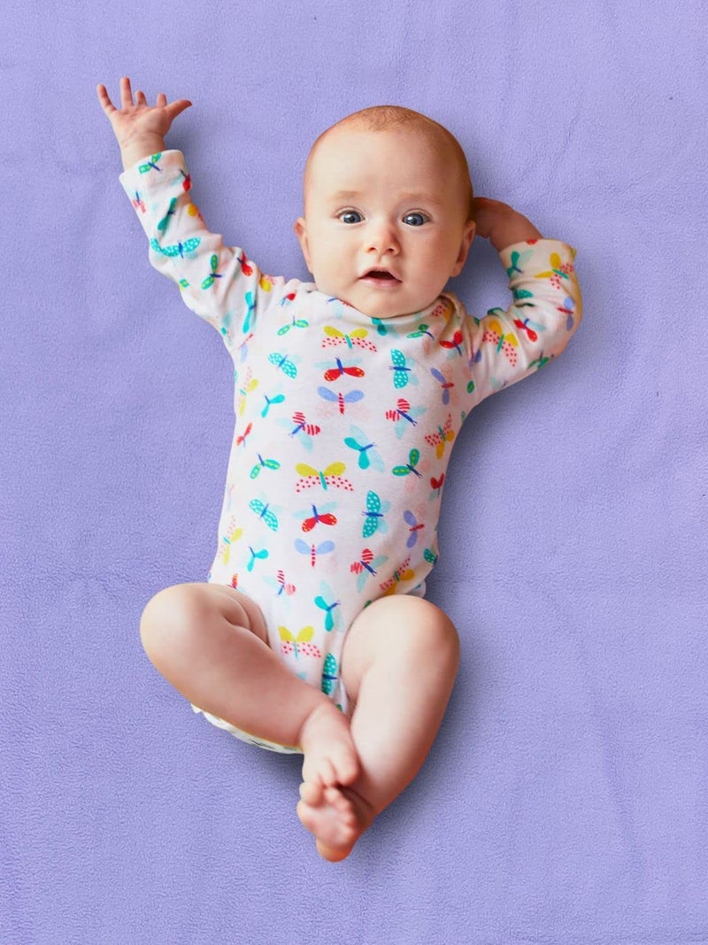 BIANCA Soft Bamboo Baby Dry Sheet, Mattress Protector -2pc Large (smartdry) | Waterproof & Breathable Anti Bacterial | Baby Dry Sheet & Mattress Protector. Smart Dry-Violet - Image 3