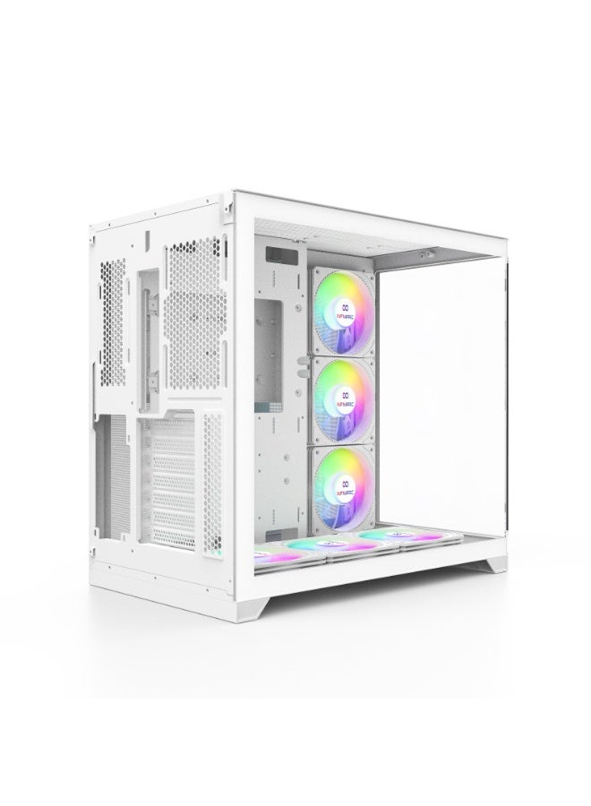 INFINIARC RTX 5060 GAMING DESKTOP PC (CUBE Case, B860 DS3H Motherboard, RTX 5060 8GB GPU, Intel Core Ultra 5 CPU, 16GB DDR5 RAM, 1TB SSD M.2, Digital ARGB Air Cooler, 650W PSU, Windows Pro) White white - Image 5