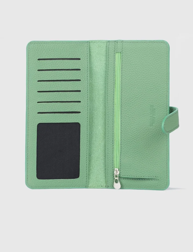 Cabani Genuine Leather Green Women's Wallet