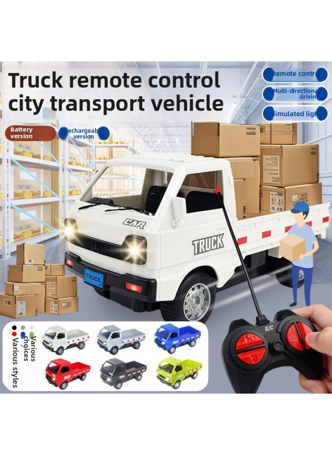 Generic Direct Simulation Remote Control Sports Car Children's Electric Toy Car Charging Car Off-road Jeep Four-way Model-Color:[Red-Battery Edition] Four-way-tipping Bucket Stunt Car (English Color Box) 248g  - Image 4