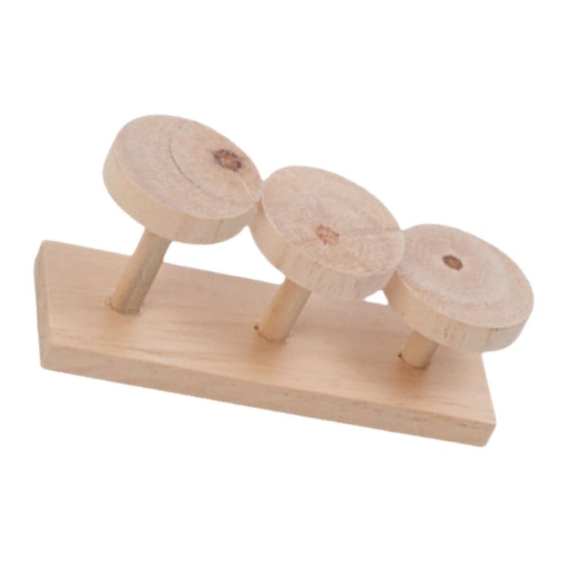Wooden Parrot Ladder Platform with Climbing Ropes Creative Bird Toy Accessories - Image 2